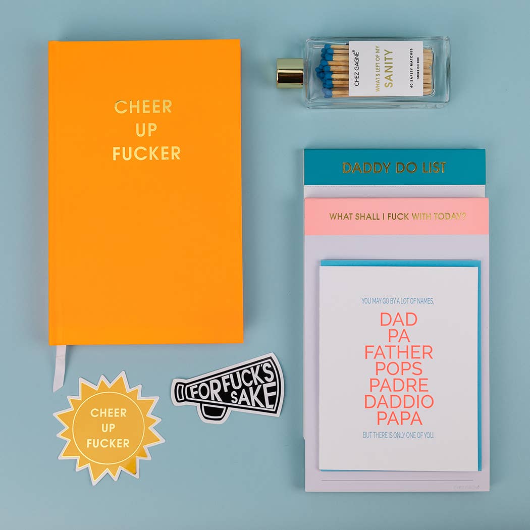 Chez Gagné - What's Left of My Sanity - Glass Bottle Safety Matches - Bright Blue