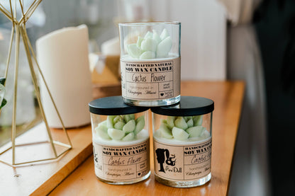 Cactus Flower 8oz Scented Soy Wax Candle
