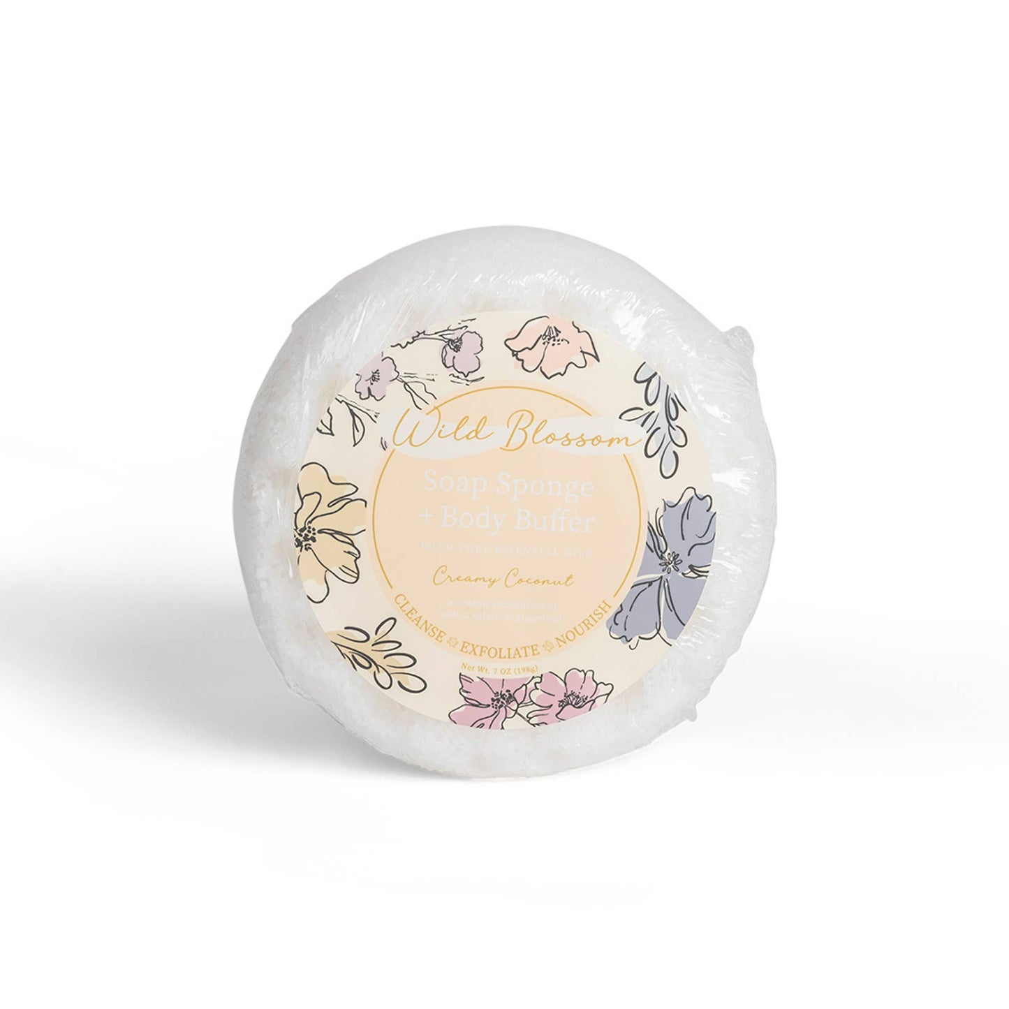 Soap Infused Body Buffer-Creamy Coconut
