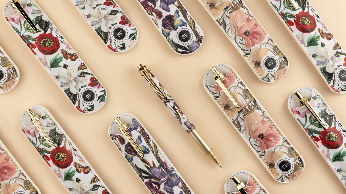 Bloom Travel Gel Pen with Sleeve