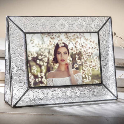 Vintage Glass Picture Frame