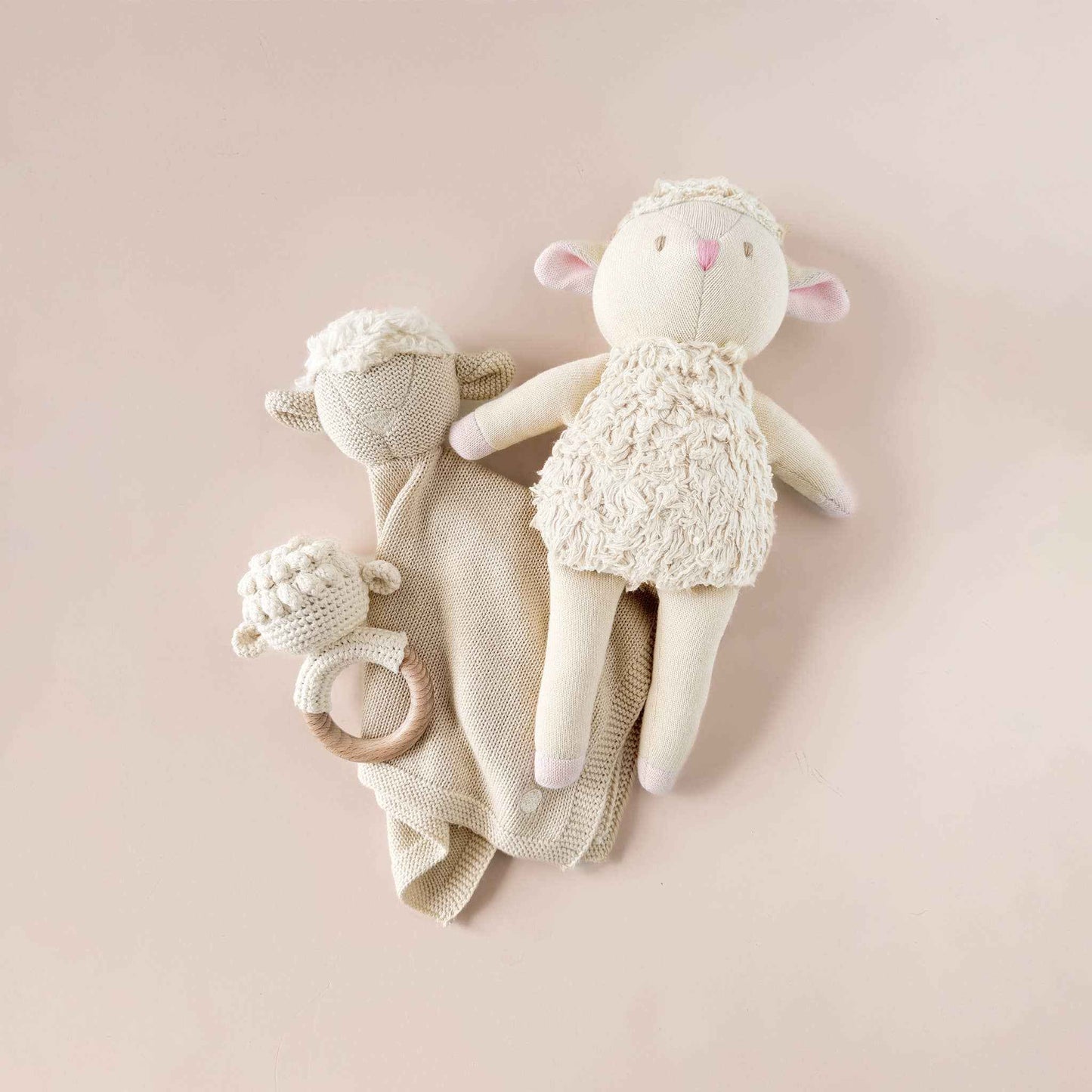 Plush Toy Lamb Baby Newborn Stuffed Animal Gift Sheep: Cream