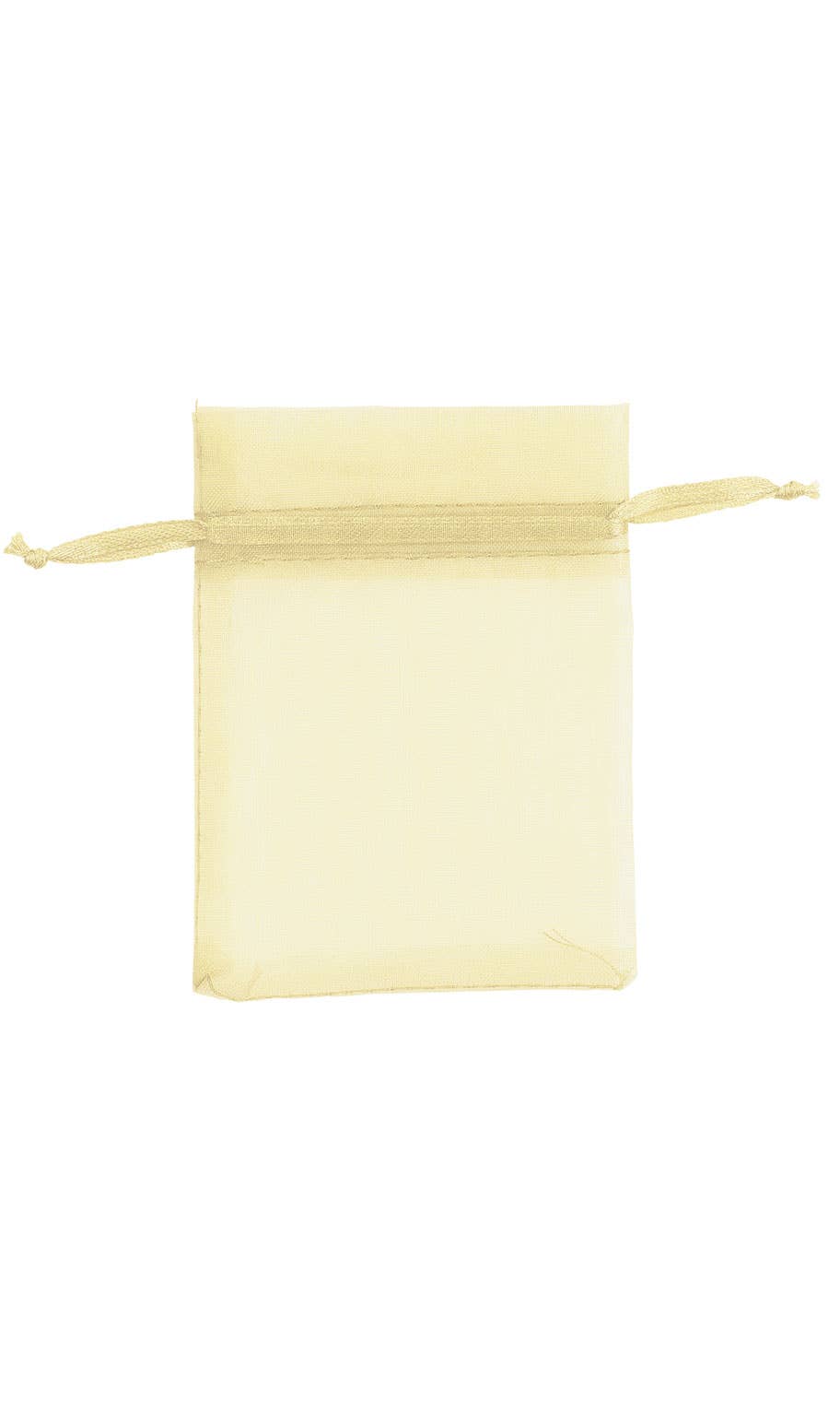 Organza Drawstring Pouch: Black / Pack of 10 / 2" x 3"
