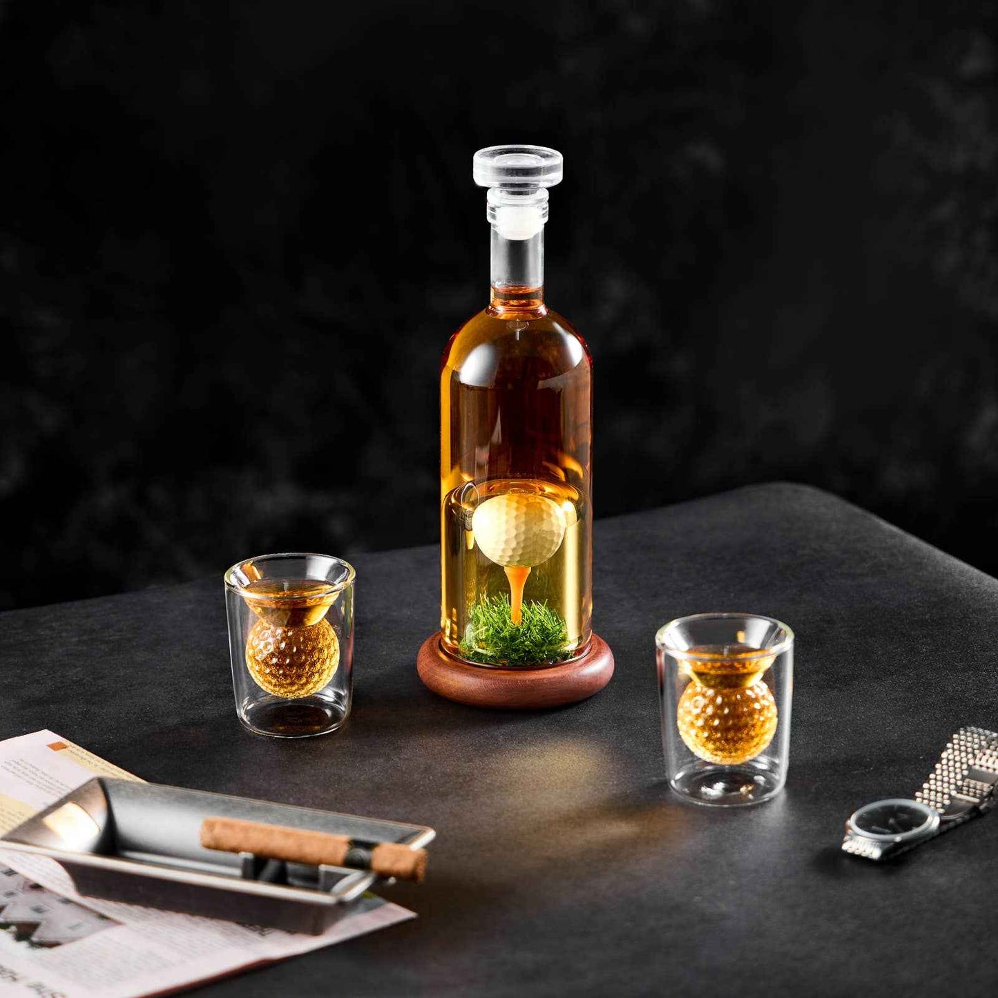 Golf Whiskey Decanter Set - Golf Gifts for Men and Women