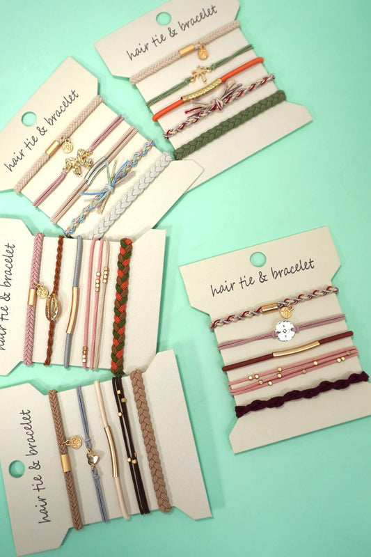 JOSSLYN de wall to wall - PULSERA BOHO CON NUDO Y DOBLE FUNCIÓN PARA EL CABELLO | 40BH104