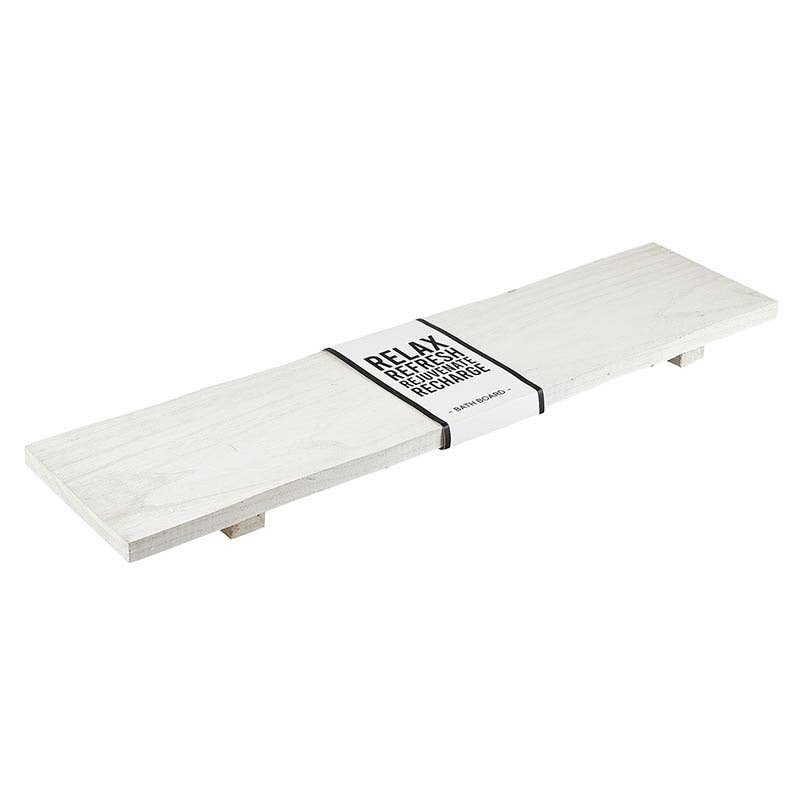 Wood Bath Board White