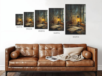 Christian Scripture Canvas Sign Psalm 119 Bible Verse Art