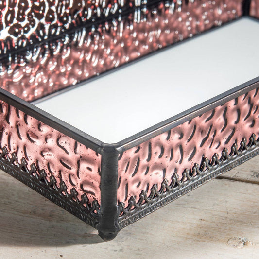 J Devlin Glass Art & Bert Anderson Collection - Tra 126-2 Montrose Glass Tray