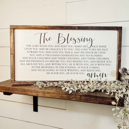This Phrase of Life - The blessing - wood sign - mantle decor [FREE SHIPPING!]