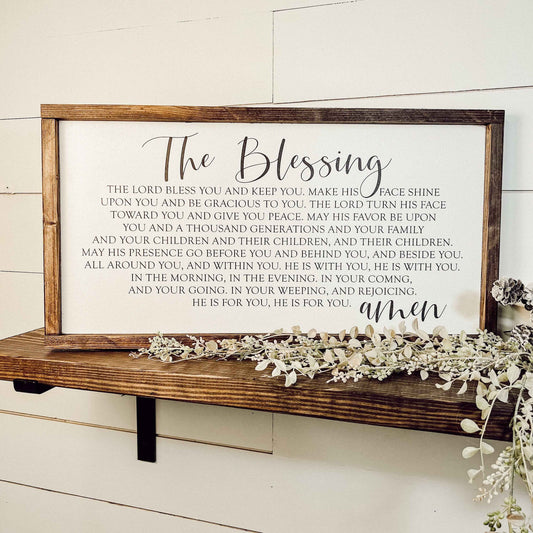 This Phrase of Life - The blessing - wood sign - mantle decor [FREE SHIPPING!]