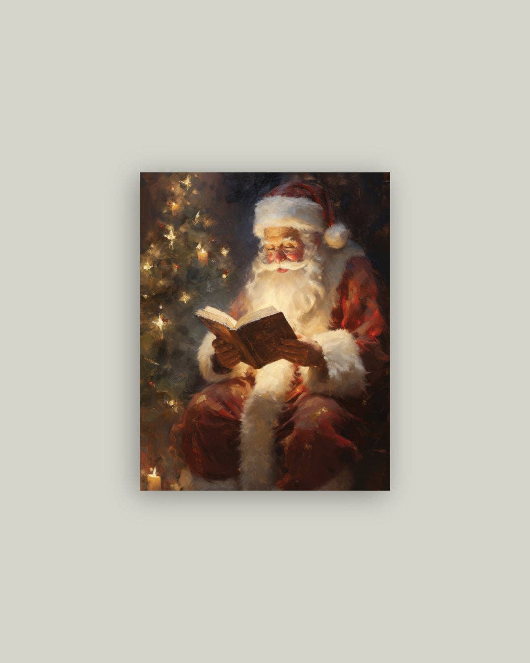Classic Santa Artist Print Board