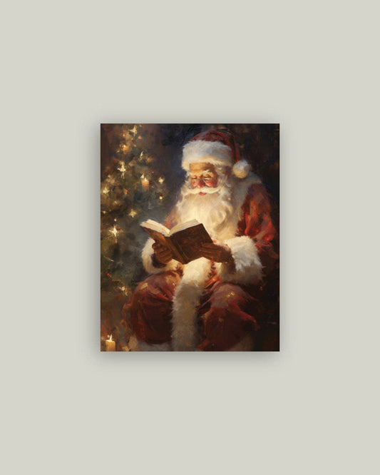 Classic Santa Artist Print Board