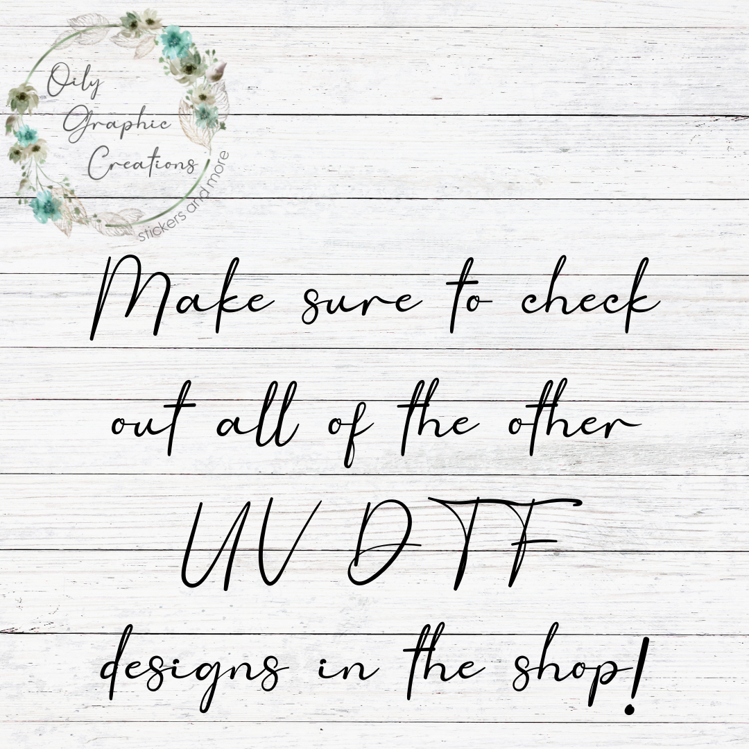 Oily Graphic Creations - True Crime Obsessed-UV DTF Decal