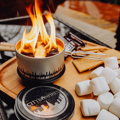 S'mores Night Pack – City Bonfires Portable Fire Pit Kit Set