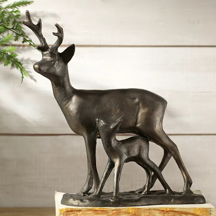 Proud Papa and Child Deer