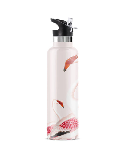 Puna | Vintage Pink Flamingo Insulated Water Bottle 25oz