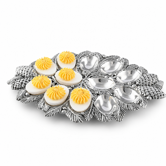Pine Cone Forest Deviled Egg Server