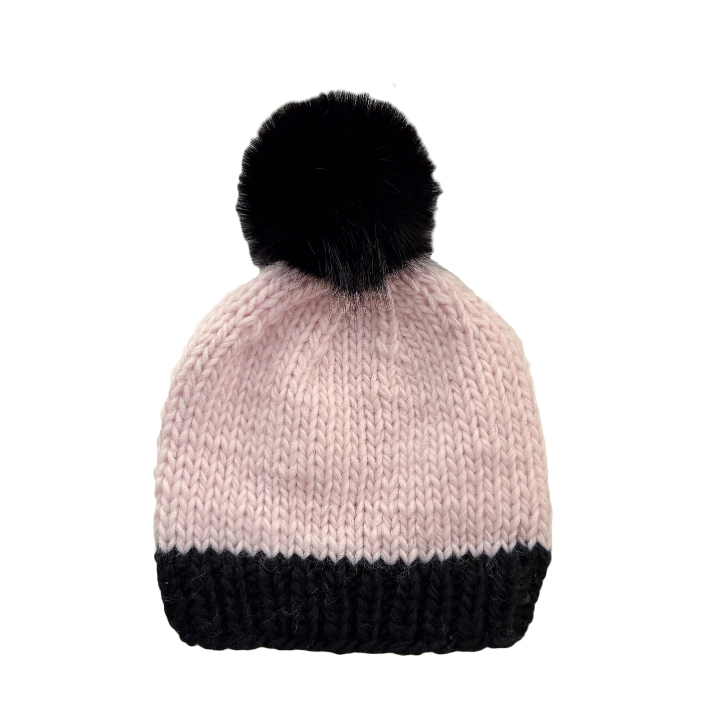 Coco Hat Baby Pink Black Baby Beanie: M; 2-5Y