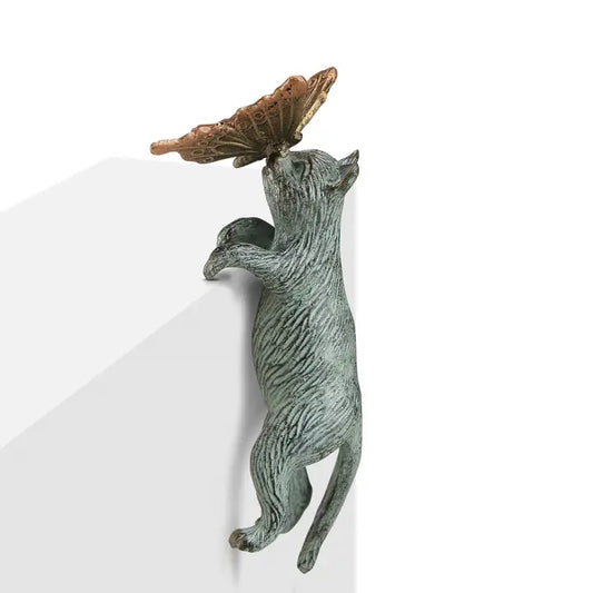 Curious Cat Pot Hangers- Set of 2