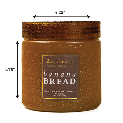 A Cheerful Giver - Zest For Life Candle (28oz.) - Banana Bread
