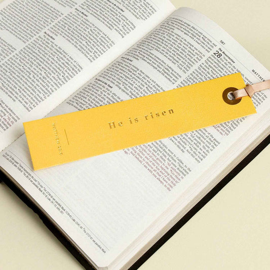 He Is Risen Scripture Bookmark