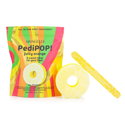 Spongellé | Navidad 2025 | Regalos para Navidad | Regalos - Pack surtido de limas y pulidores de uñas PediPOP | Belleza natural