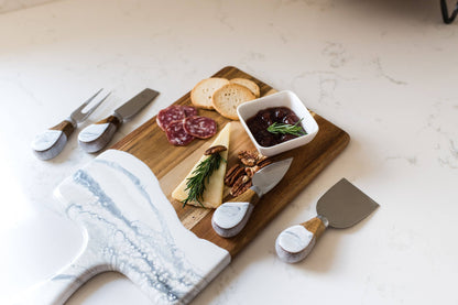 Resin Coated Cheese Knife Set of 4