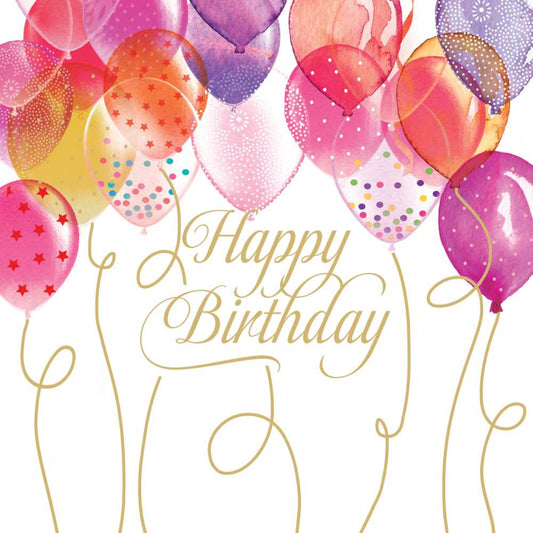 Napkins- BIRTHDAY BALLOONS