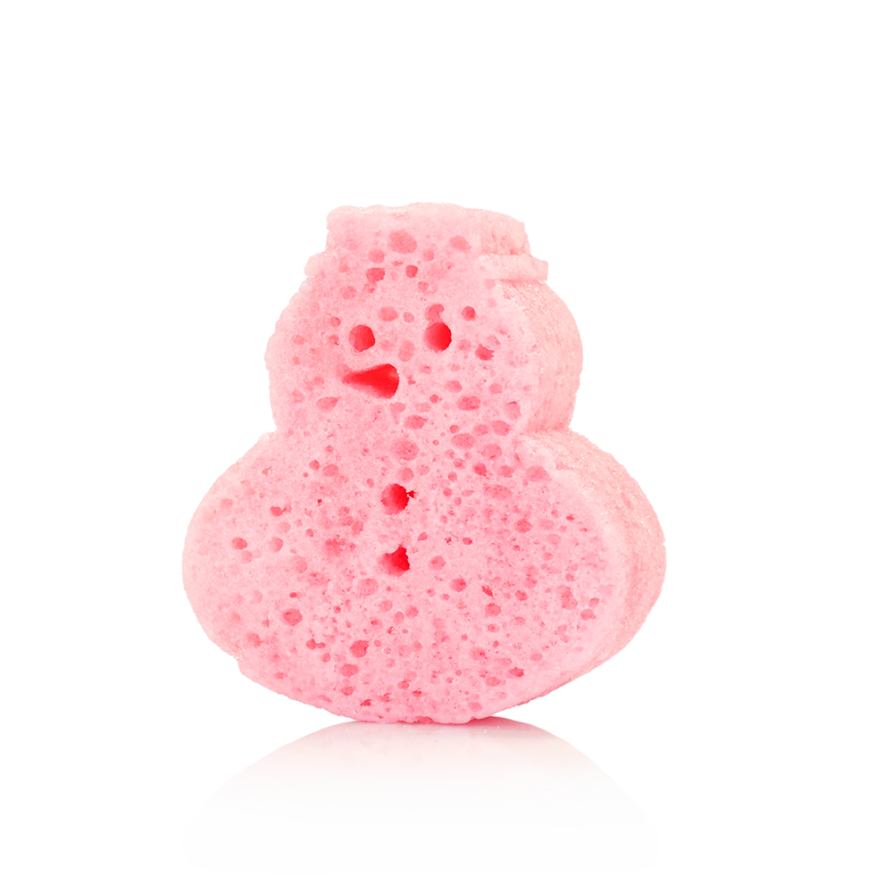 Spongellé | Navidad 2025 | Regalos para calcetines navideños | Regalos - Muñeco de nieve de rosa blanca, regalo navideño 2025