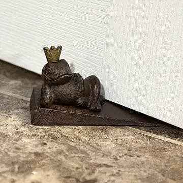 Cast Iron Animal Doorstop: FROG