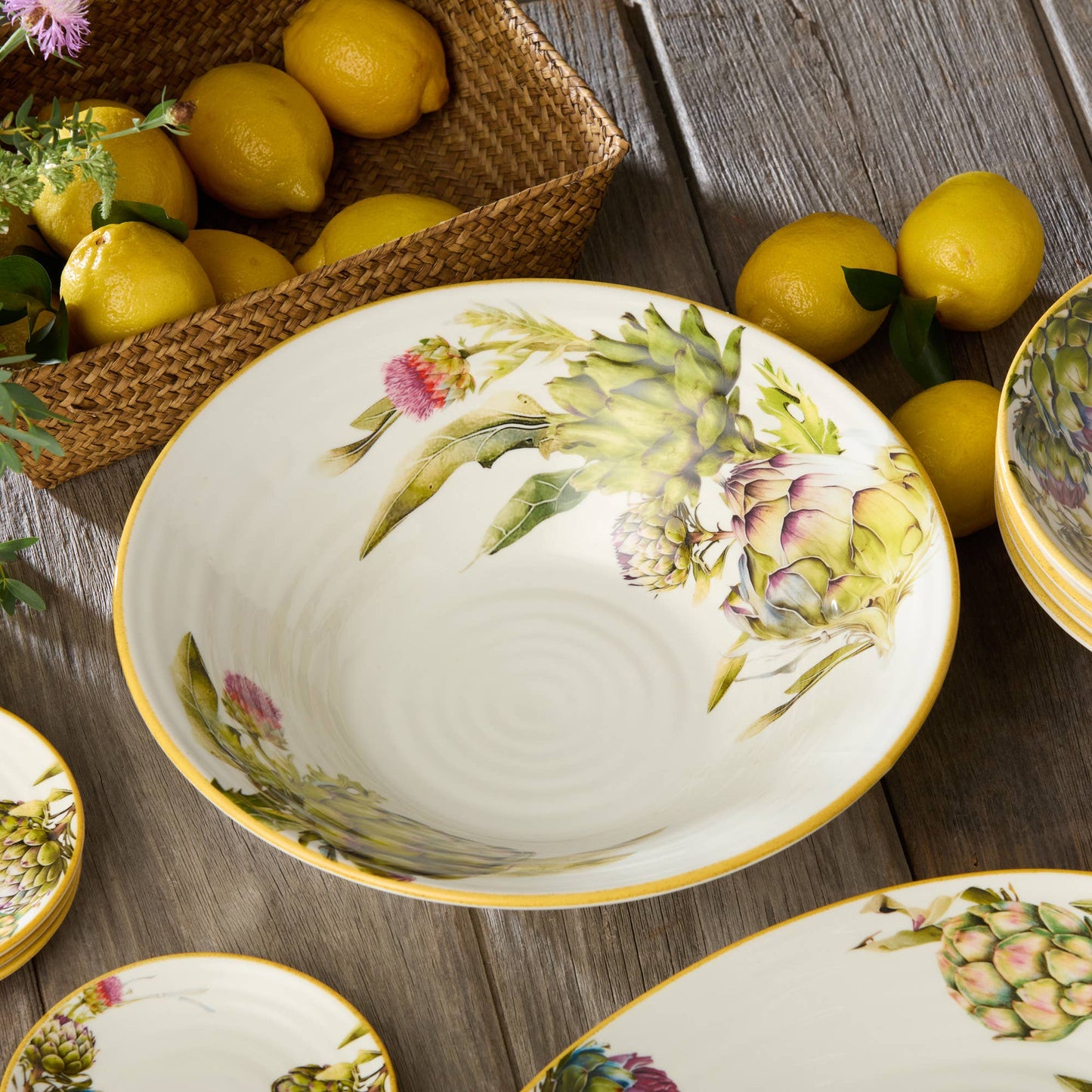 Verdura Pasta Bowl 13in x 3.5in