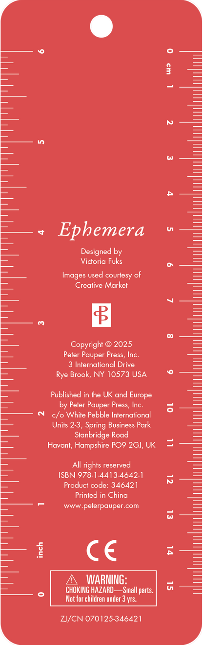 Ephemera Beaded Bookmark