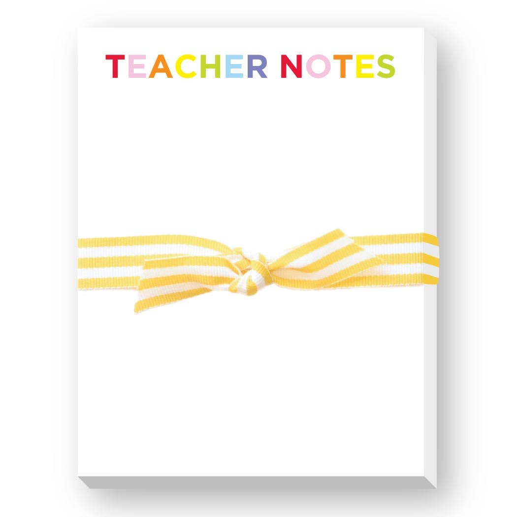 TEACHER NOTES SQUARE NOTEPAD