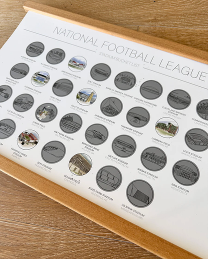 NFL Football Stadium Scratch Off
