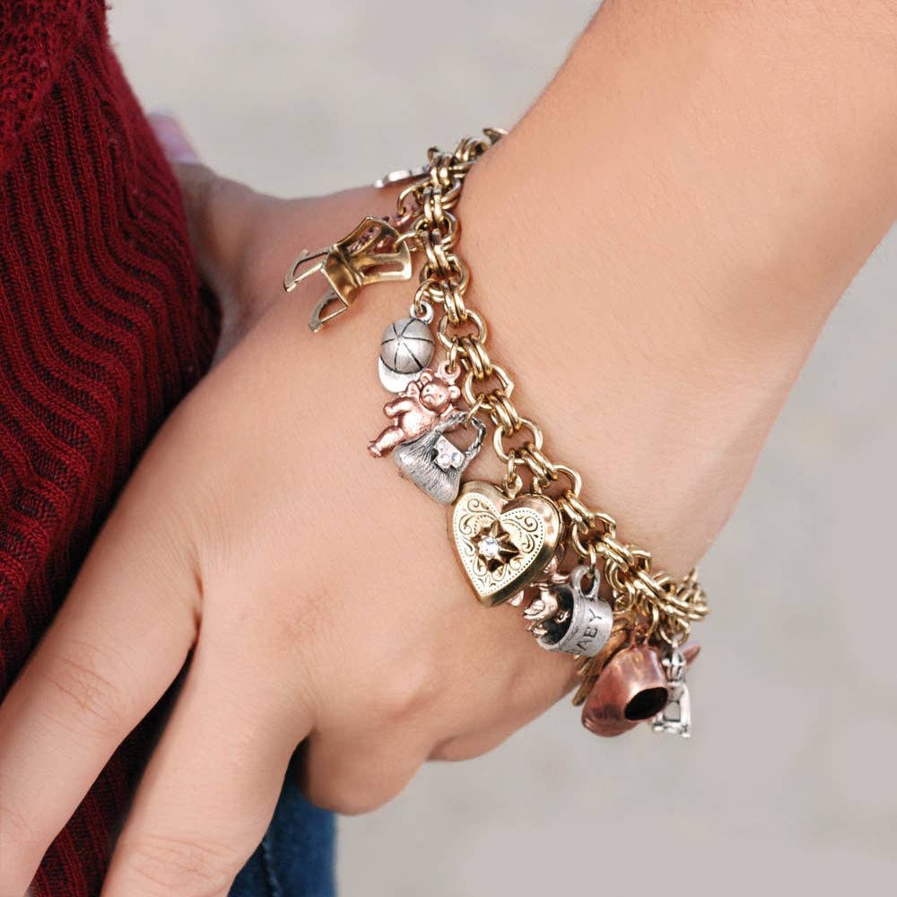 Joyería Sweet Romance - Pulsera con dije de mamá bebé BR680