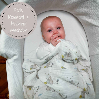 LollyBanks - SomeBunny Loves You Baby Easter Swaddle Blanket