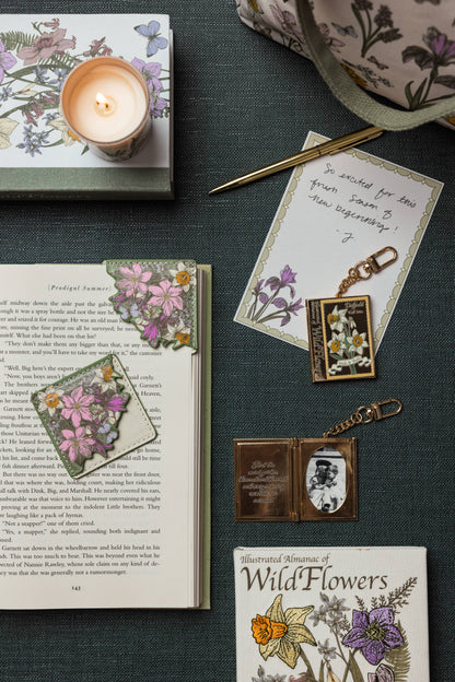 Corner Bookmark Set, Wildflowers