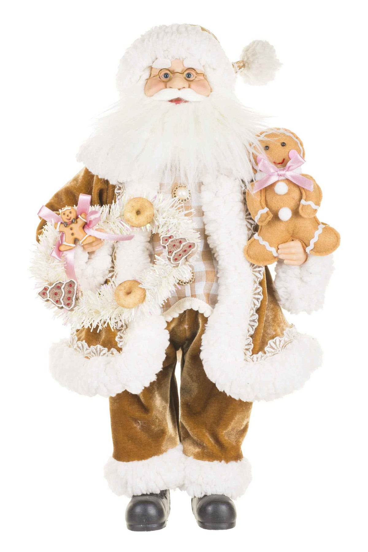 NEW-White Santa