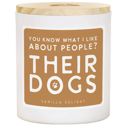 Like About People Dogs Candle