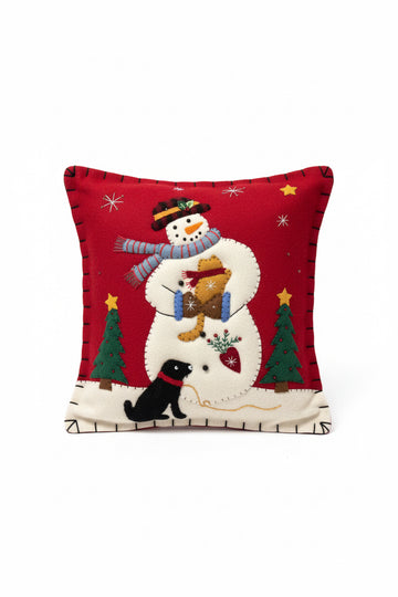 Snowman Pillow 8 x 11