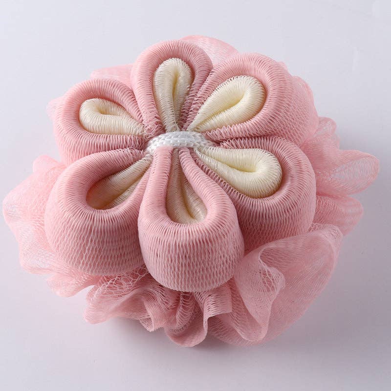 PAPO - Puf de ducha con flores de primera calidad y rica espuma