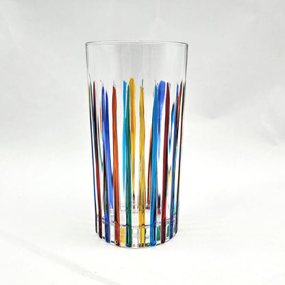 Timeless Multi High Ball Tumbler Venetian Glass