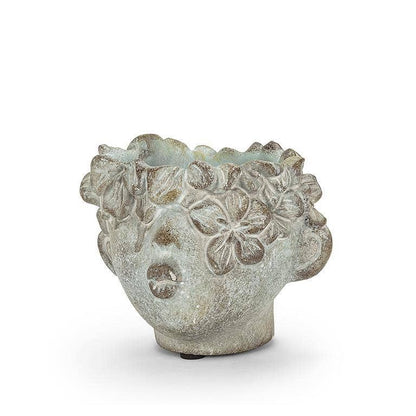 Kissy Face Planter-4"H