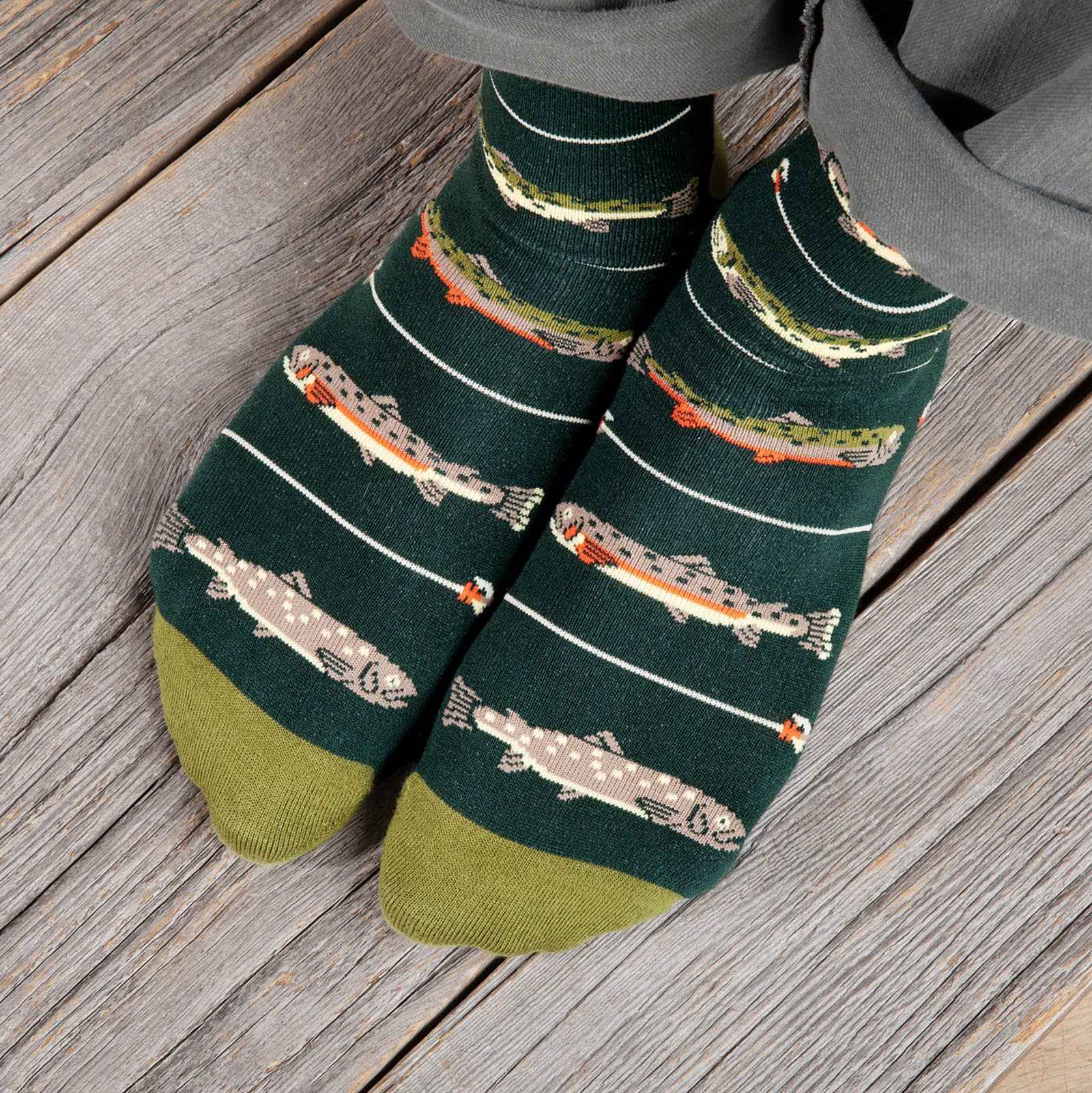 Keepin' It Reel Funny Fishing Socks Gift for Men Accessory