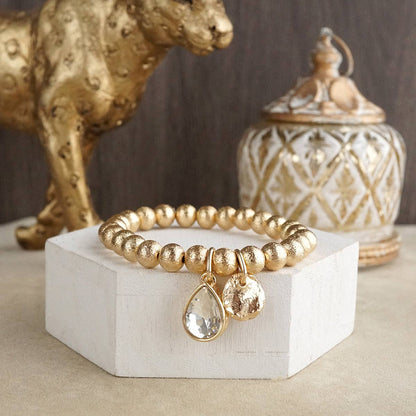 Statement Chain Bracelets with Reflective Crystals