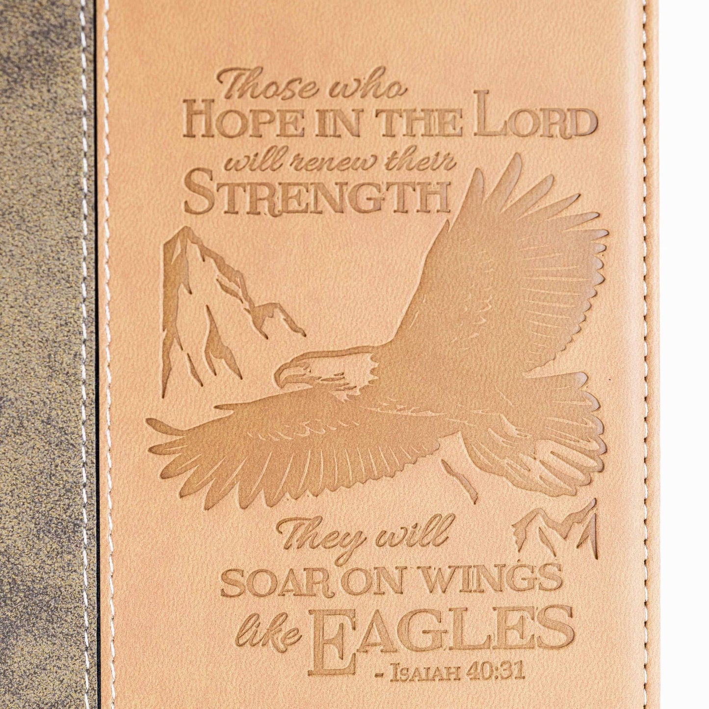 Divinity Boutique - Divine Details: Zippered Journal Brown Wings Of Eagles