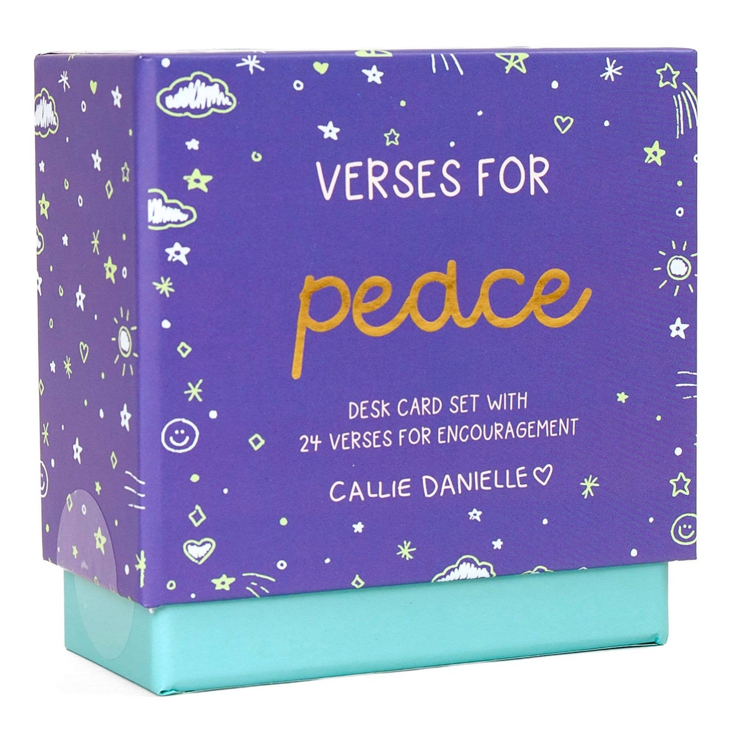 Verses for Peace Bible Verse Card Set with Display Stand