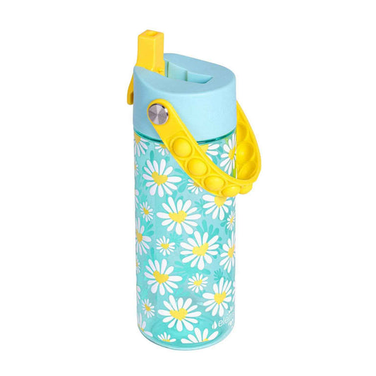 Fidget Handle Kids Tritan Bottle 18oz Daisy Heart