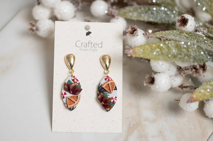 Holiday Season Petal Dangles