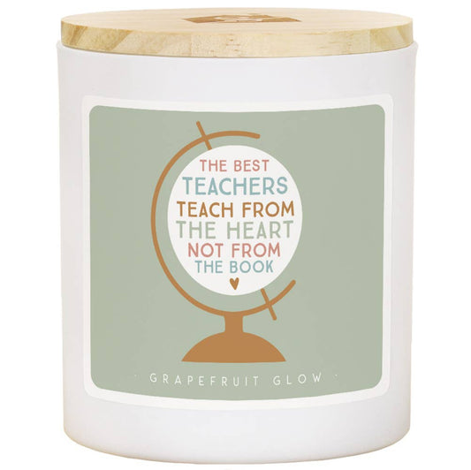 Best Teachers Globe Design Candle